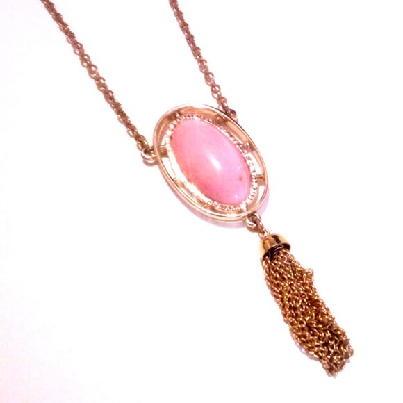 Vintage Sarah Coventry "Pink Lady" Necklace 1973 - Picture 3 of 4